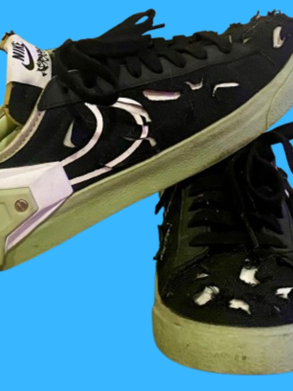 Nike Blazer Low Acronym Black Olive Aura M6